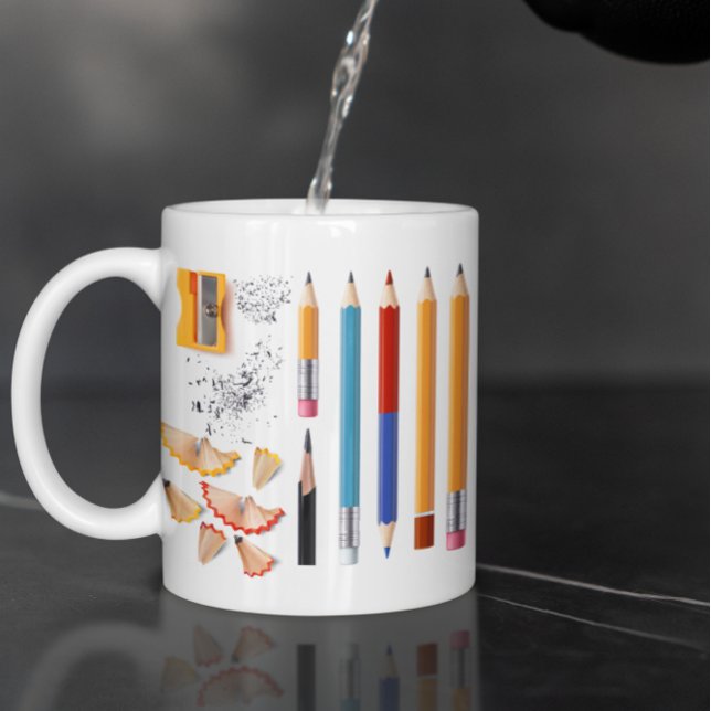 Personalise Pencil , Back to School  Mug (Creator Uploaded)