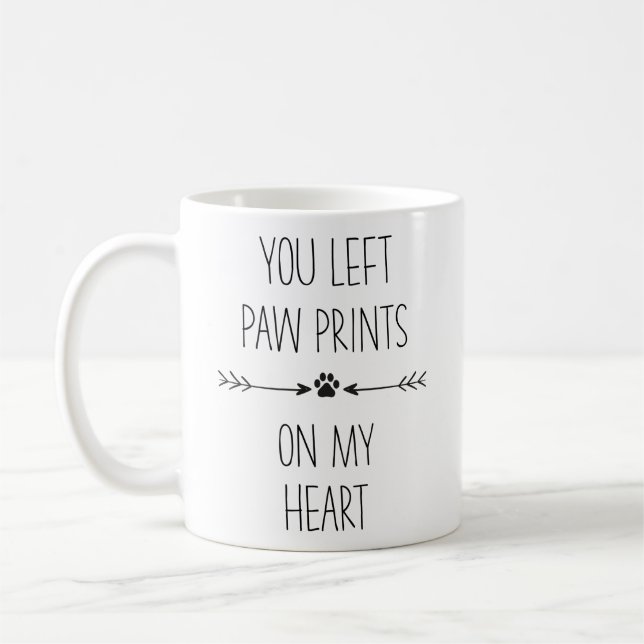 Personalise Pet Memorial Photo Coffee Mug (Left)