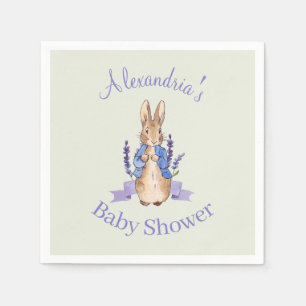 Personalise Peter the Rabbit Baby shower Napkin