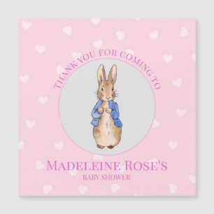 Personalise Peter the rabbit Baby shower Thank you