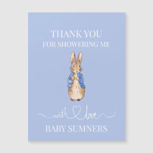 Personalise Peter the rabbit Baby Shower Thank you