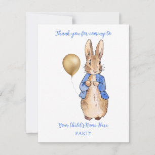 Personalise Peter the Rabbit Thank you 