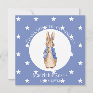Personalise Peter the rabbit Thank you Card