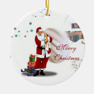 Personalise Photo Ceramic Tree Decoration