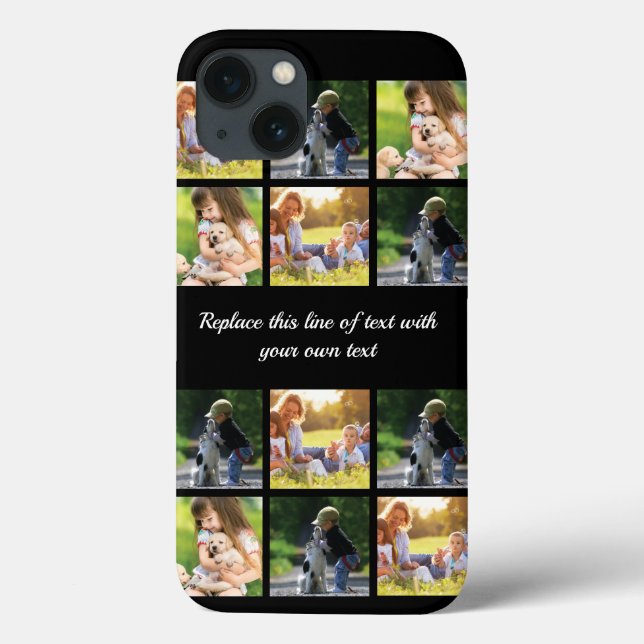 Personalise photo collage and text Case-Mate iPhon Case-Mate iPhone Case (Back)