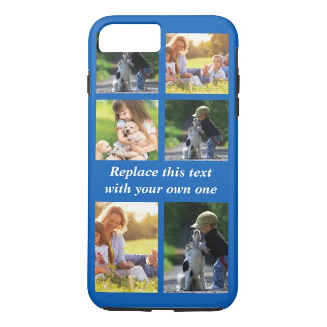 Personalise photo collage and text Case-Mate iPhon iPhone Case (Back)