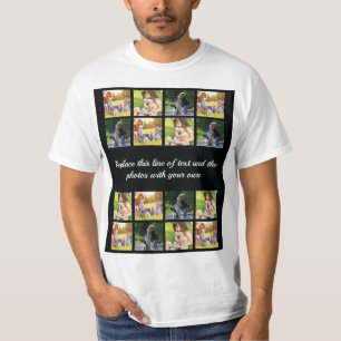 Personalise photo collage and text T-Shirt