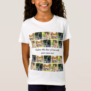 Personalise photo collage and text T-Shirt