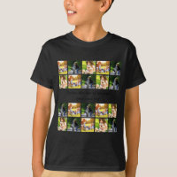 Personalise Photo Collage And Text T Shirt