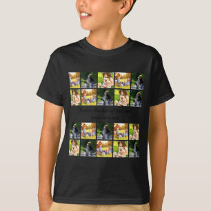Personalise Photo Collage And Text T Shirt 