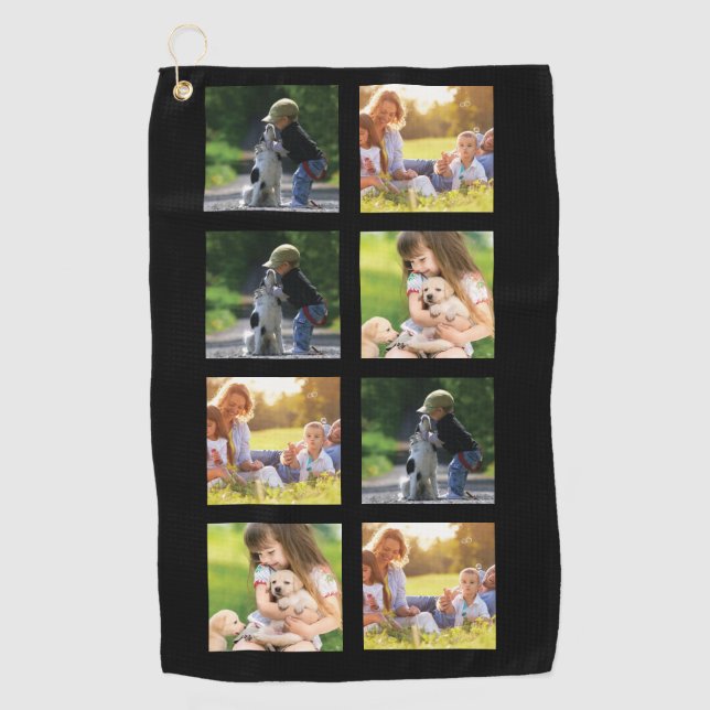 Personalise photo collage  Case-Mate iPhone case Golf Towel (Front)