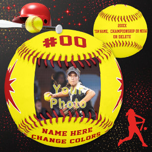 Personalise Photo Softball Senior Night Gift Ideas