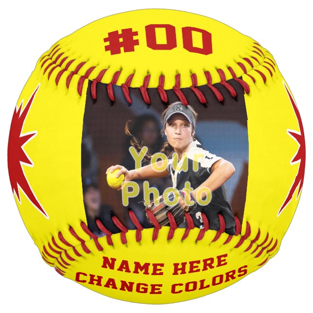 Personalise Photo Softball Senior Night Gift Ideas (Front)