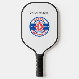 Personalise pickleball paddle company logo gits