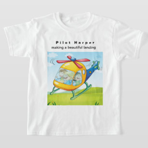 Personalise Pilot Harper Making a Beautiful Landin T-Shirt