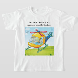 Personalise Pilot Harper Making a Beautiful Landin T-Shirt