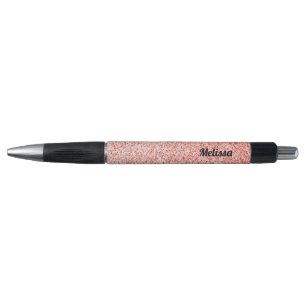 Personalise Pink coral light pastel sparkles