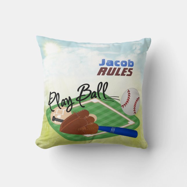 Personalise Play ball Pillow (Front)