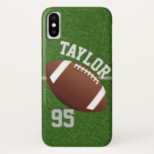Personalise player Name and Number Football iPhone X Case
