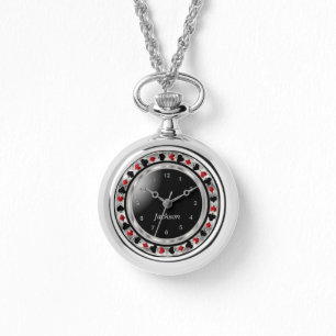 Personalise Poker Player Game in Silver Watch