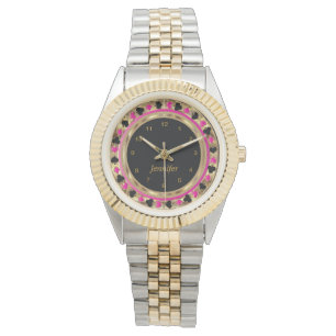 Personalise Poker Player in Pink Watch