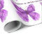 Personalise purple butterfly wrapping paper