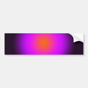 Personalise - purple, orange, black Halloween Bumper Sticker