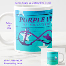 Personalise Purple Up for Military Kids Submarine