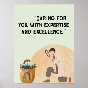Personalise quotes for medical centre, hospital poster