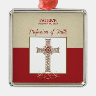 Personalise, RCIA Blessings on Profession of Faith Metal Tree Decoration
