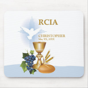 Personalise, RCIA Congrats Catholic Sacrament Mouse Mat