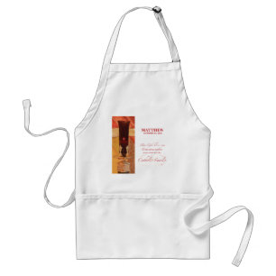 Personalise, RCIA Congratulations, Catholic, Red Standard Apron