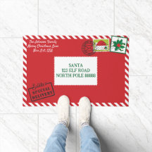 Personalise Red Santa Letter Christmas