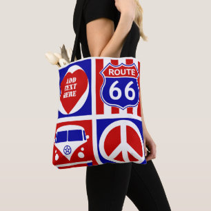 Personalise Retro Camper Van Life Tote Bag