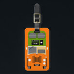 Personalise Retro Glasgow Double Decker bus Luggage Tag<br><div class="desc">Personalise Retro Glasgow Double Decker bus Luggage Tag; add your initials to the number plate,  and details to the reverse.</div>