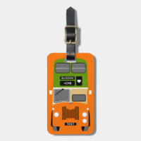 Personalise Retro Glasgow Double Decker bus
