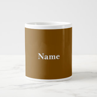 Personalise Rich Brown  Large Coffee Mug
