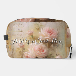 Personalise Romantic Roses Cosmetic Toiletry Bag