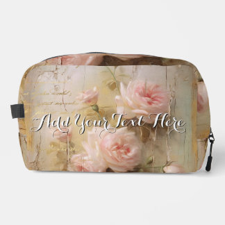 Personalise Romantic Roses Cosmetic Toiletry Bag