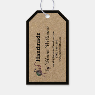 Personalise Sale Tags for Your Knitting Products
