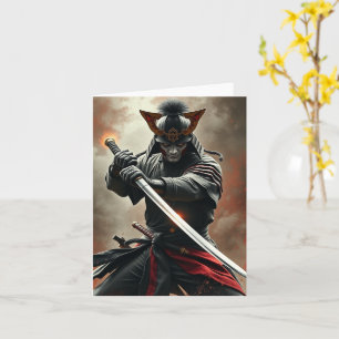 PERSONALISE Samurai Warrior  Card