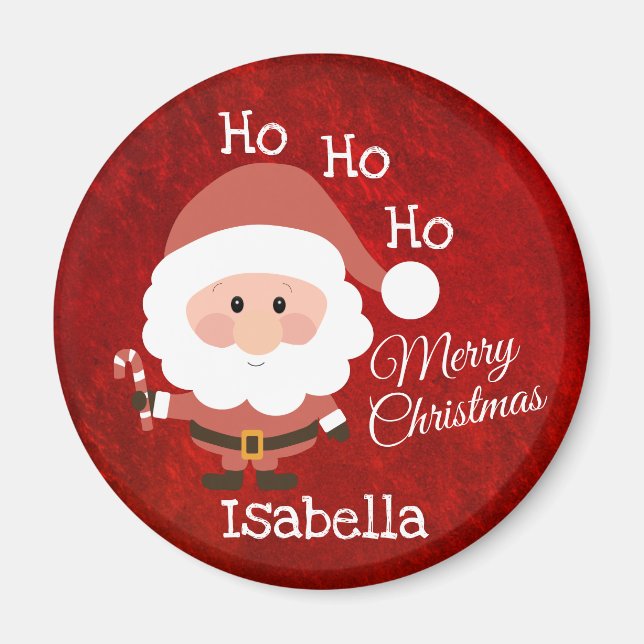 Personalise - Santa Claus Magnet (Front)