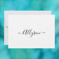 Personalise Script Name & Message, White