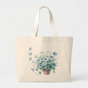 Personalise September Morning Glory Tote Bag
