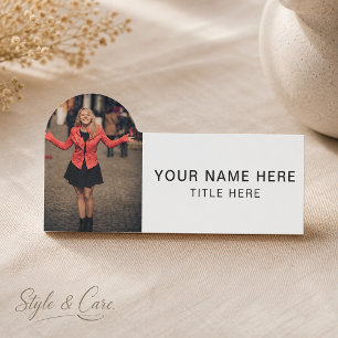 Personalise Shaped Badge Name Tag with Photo