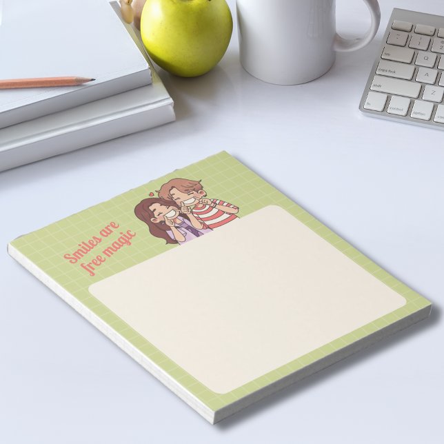 Personalise Smiles Are Free Magic Notepad (Creator Uploaded)