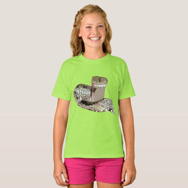 Personalise Snake Transformation T-Shirt (Front Full)
