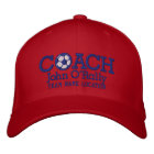 Personalise Soccer Coach Cap Your Name Your Game!