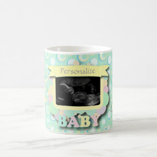 Personalise Sonogram Baby Keepsake Coffee Mug