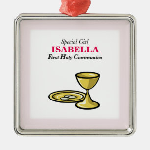 Personalise, Special Girl, First Communion Metal Tree Decoration